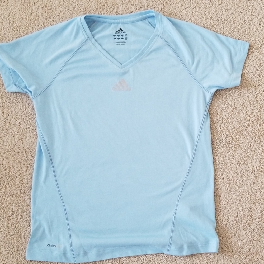 Adidas medium blue shirt